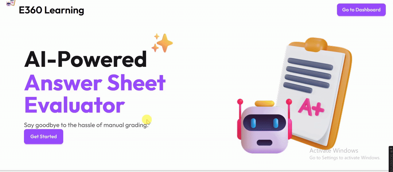 AI360 – Answer Sheet Evaluator