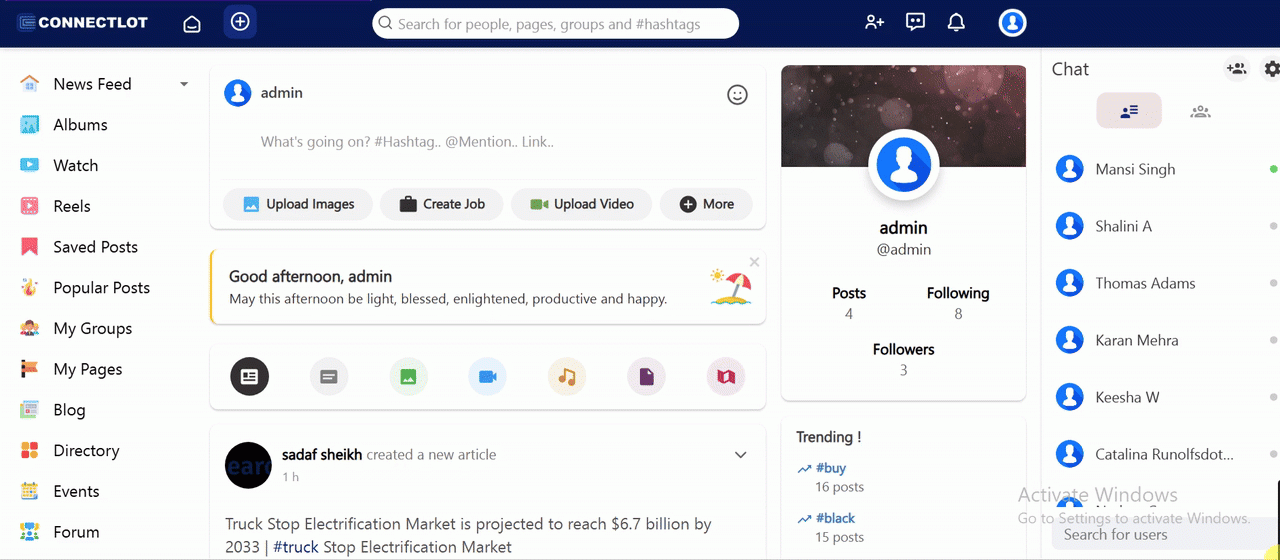 Connectlot – Professional Network
